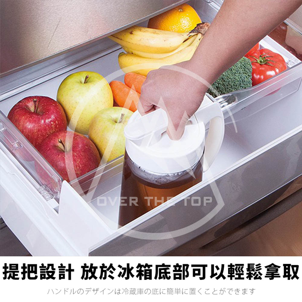 壺 Lustroware】日本製岩崎Lustroware 按壓密封耐熱冷水壺2.1L(可橫