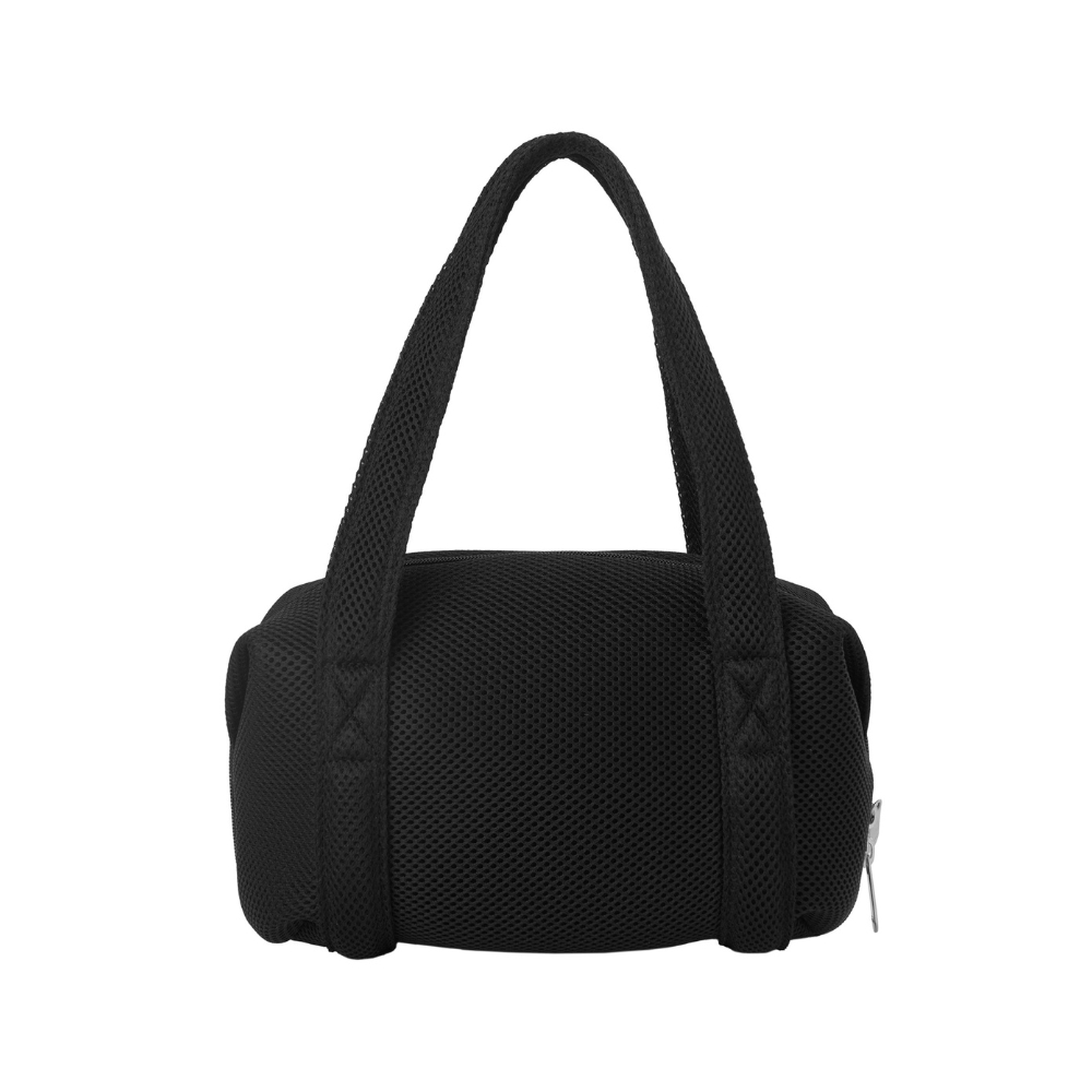 [EMIS]MESH MINI DUFFLE バッグ★新作・24SS★韓国ファッション MESH MINI DUFFLE BAG-BLACK - EMIS
