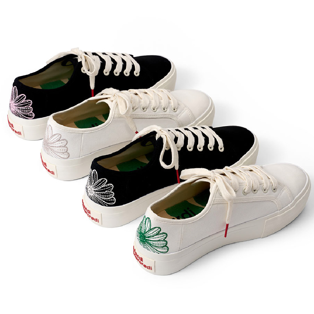 MARDI MERCREDI】預購ECLORE PLATFORM SNEAKERS 花朵厚底法式