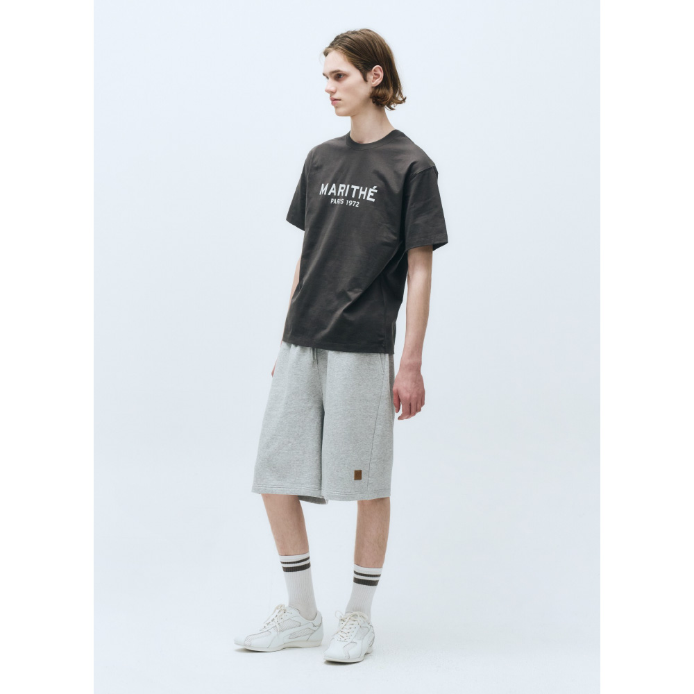 ★Marithe + Francois Girbaud★ REGULAR LOGO TEE charcoal MFG Marithe Francois Girbaud Classic Logo Exclusive Charcoal Tee
