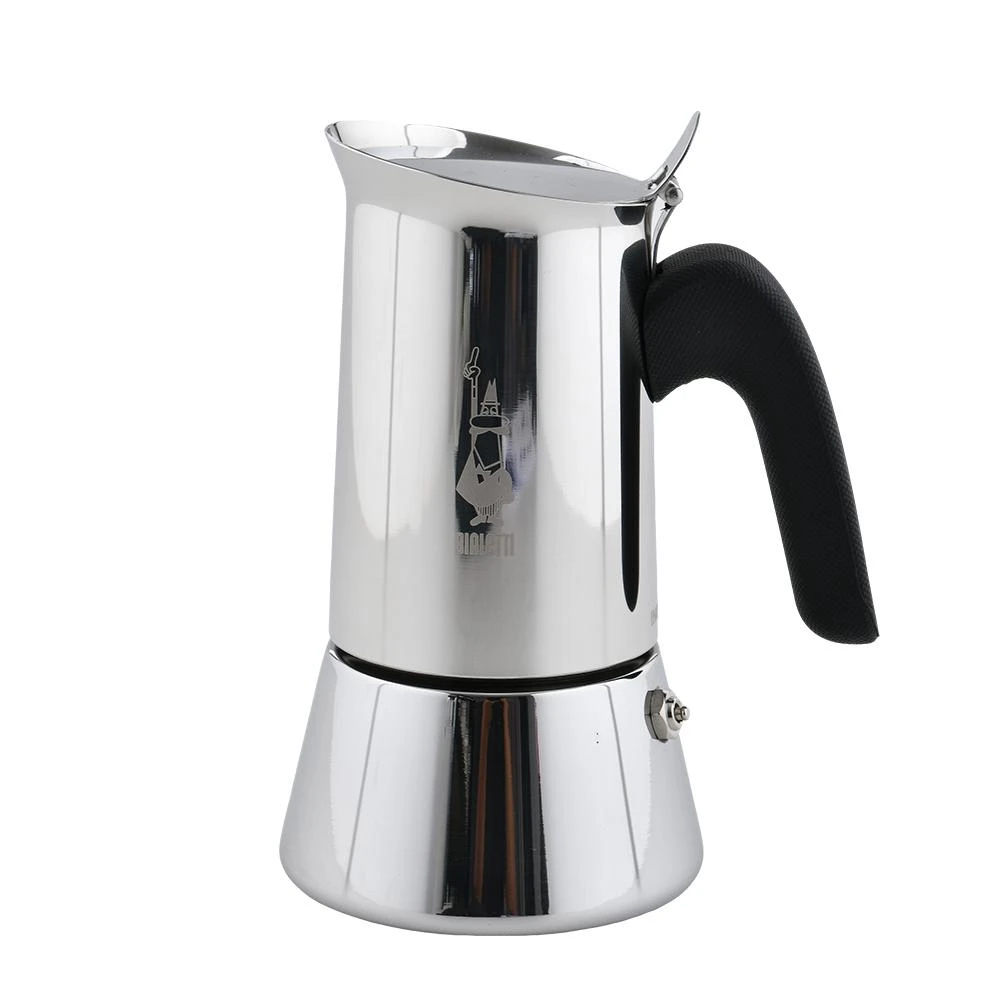 【Bialetti 比亞樂堤】維納斯美學 不鏽鋼摩卡壺 4人份 (電磁爐 IH爐可用)平輸品