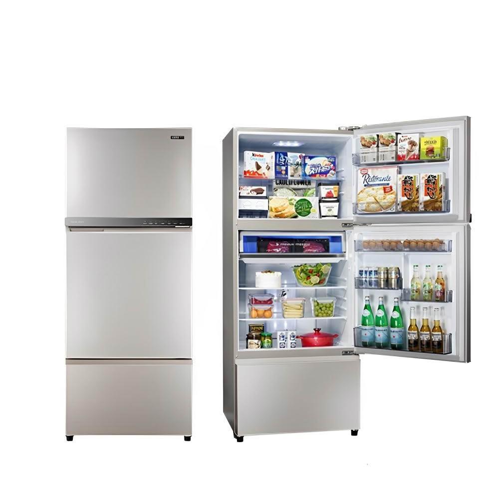 【SAMPO 聲寶】605L 三門鋼板變頻冰箱 SR-F61DV 含基本安裝+舊機回收