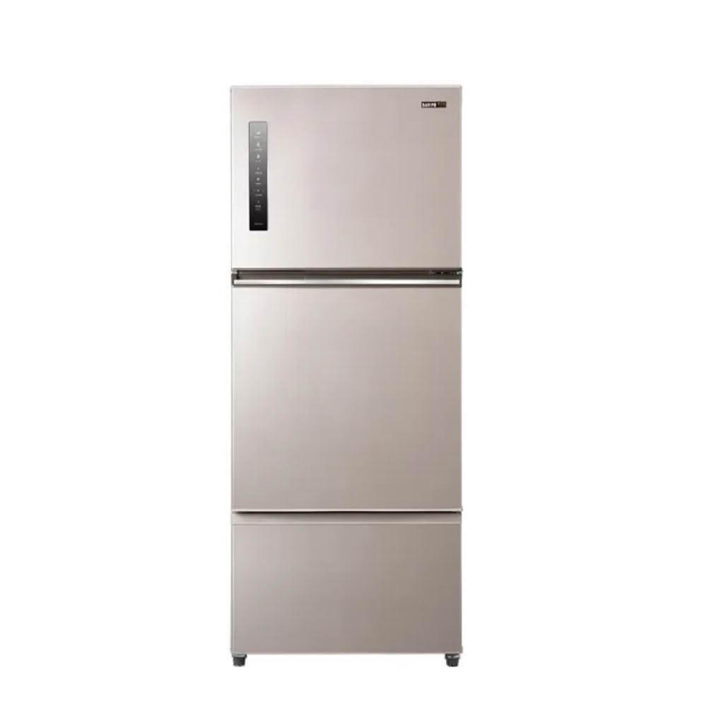 【SAMPO 聲寶】530L 三門變頻冰箱 SR-C53DV 含基本安裝+舊機回收