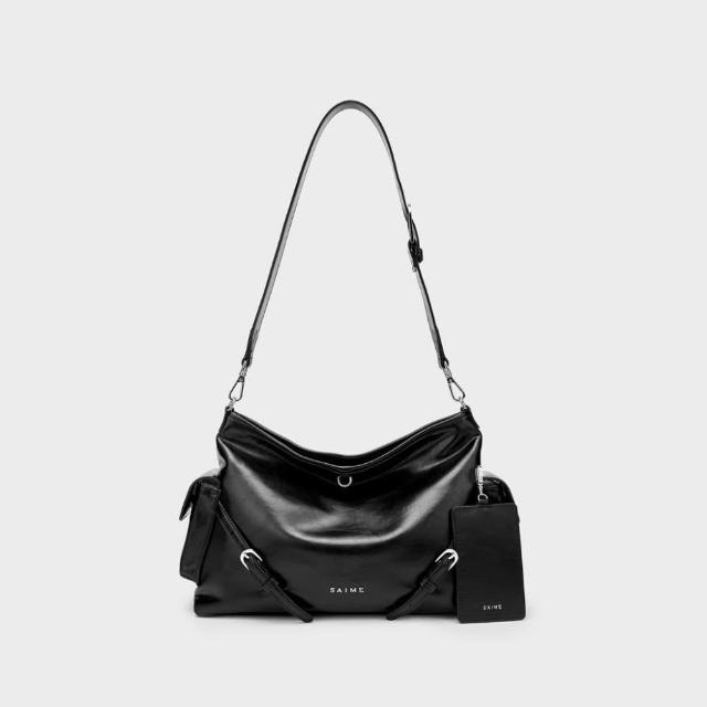 送料込★S’AIME★雙口袋流浪肩背包★Wポケットショルダーバッグ S'AIME 2WAY雙口袋流浪肩背包(附證件夾) | 蝦皮購物