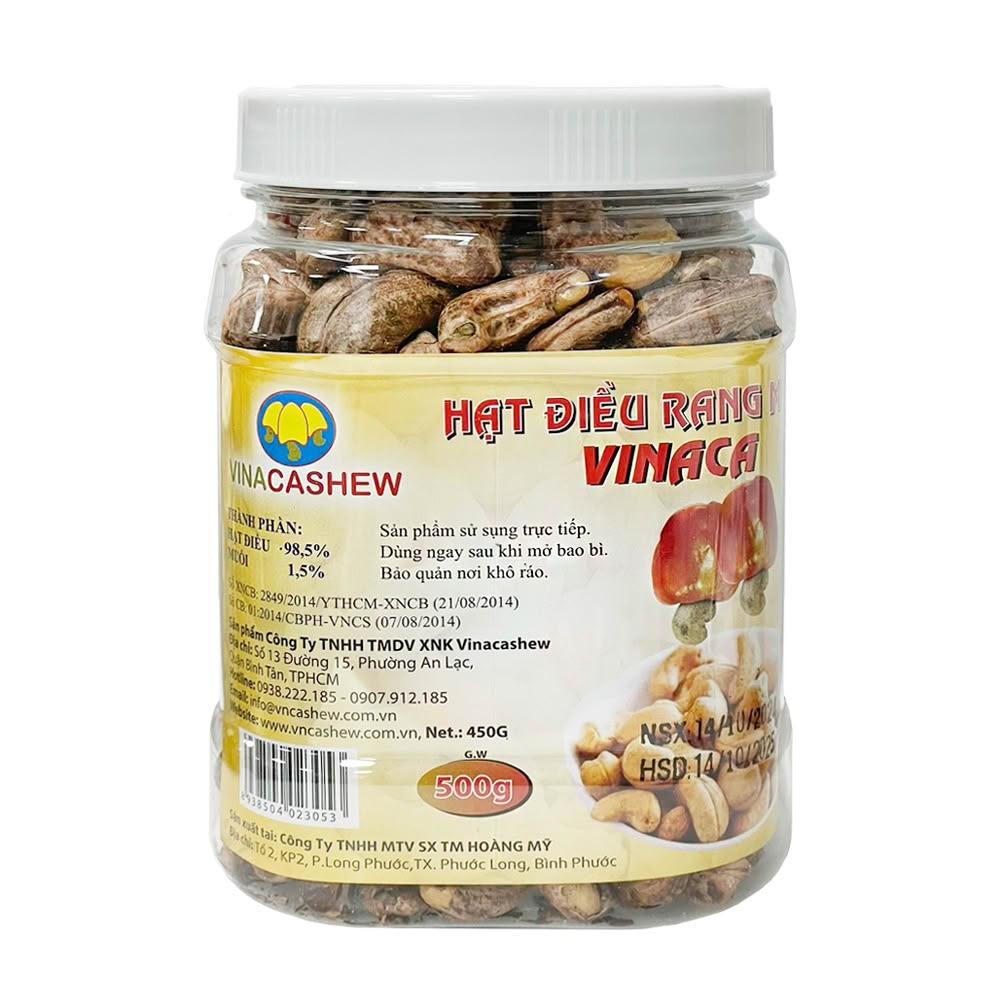 【VIETNAM CASHEW】越南 鹽焗帶皮腰果450g 罐