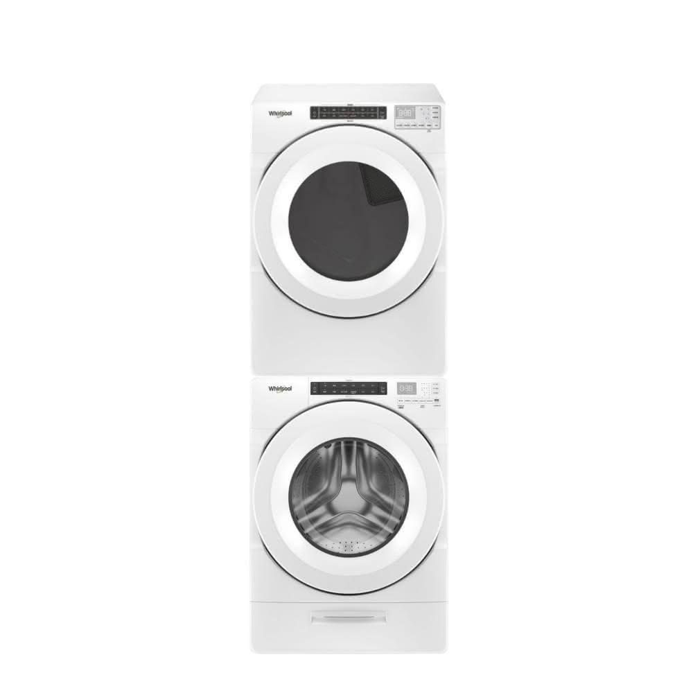 【Whirlpool 惠而浦】16公斤瓦斯型滾筒蒸氣乾衣機+17公斤滾筒洗衣機(8TWGD5620HW-8TWFW5620HW)