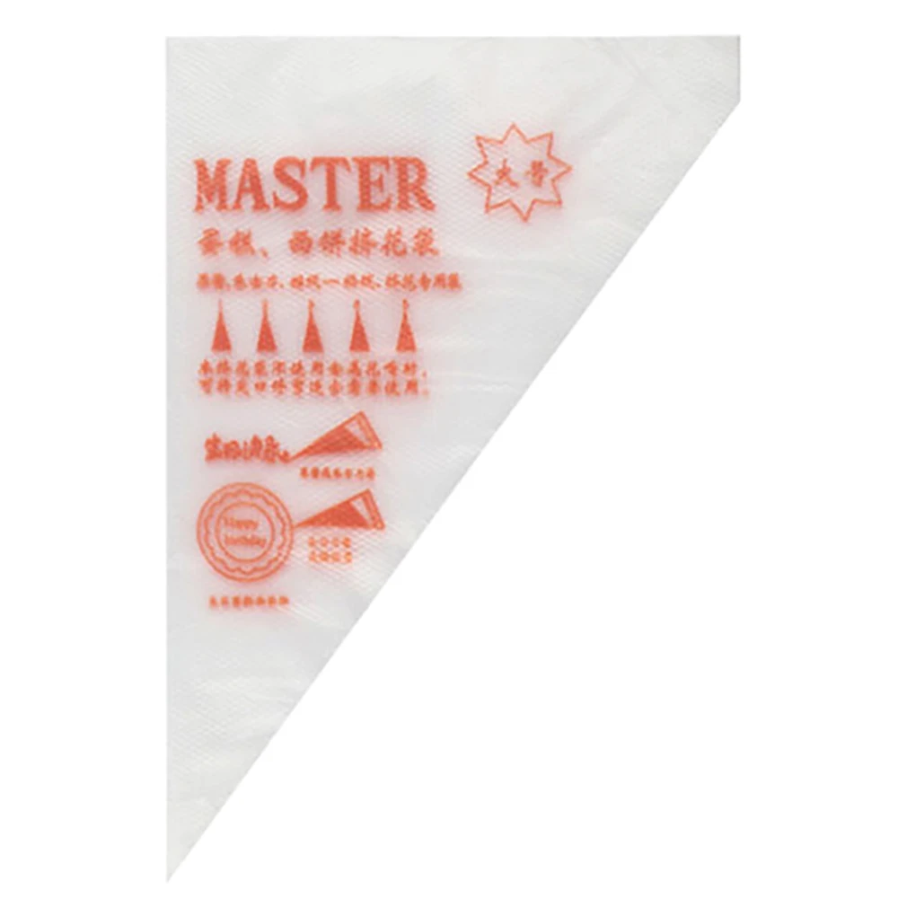 【COLOR ME】一次性擠花袋 中號/100入/花紋隨機出貨烘焙擠花袋 裱花袋 奶油袋 擠袋 擠花工具 裱花 三角形擠花袋 -
