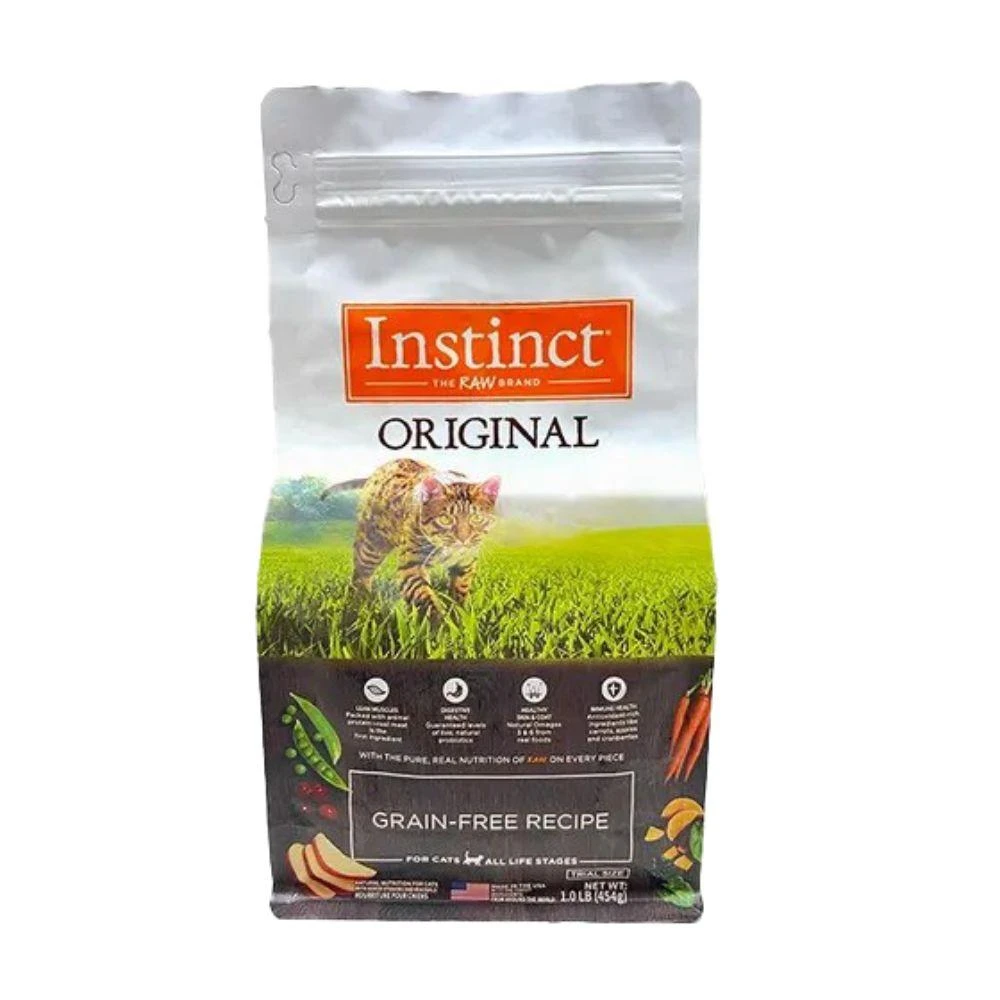 【Instinct 原點】鮭魚無榖 1磅 貓飼料 Instinct 本能 貓糧 成貓 短效