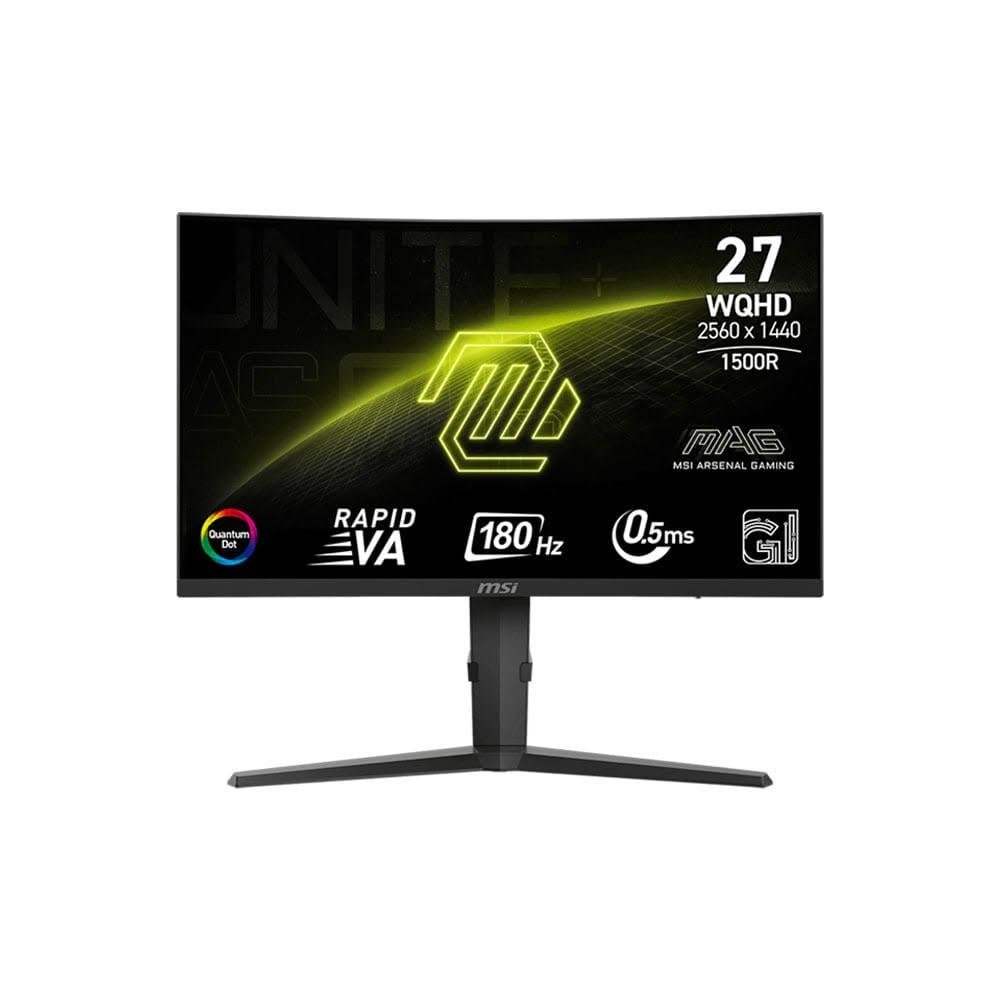 【MSI 微星】MAG 275CQRF QD E2 曲面 電競螢幕 27型 2K/VA/180Hz/0.5ms/可調式支架