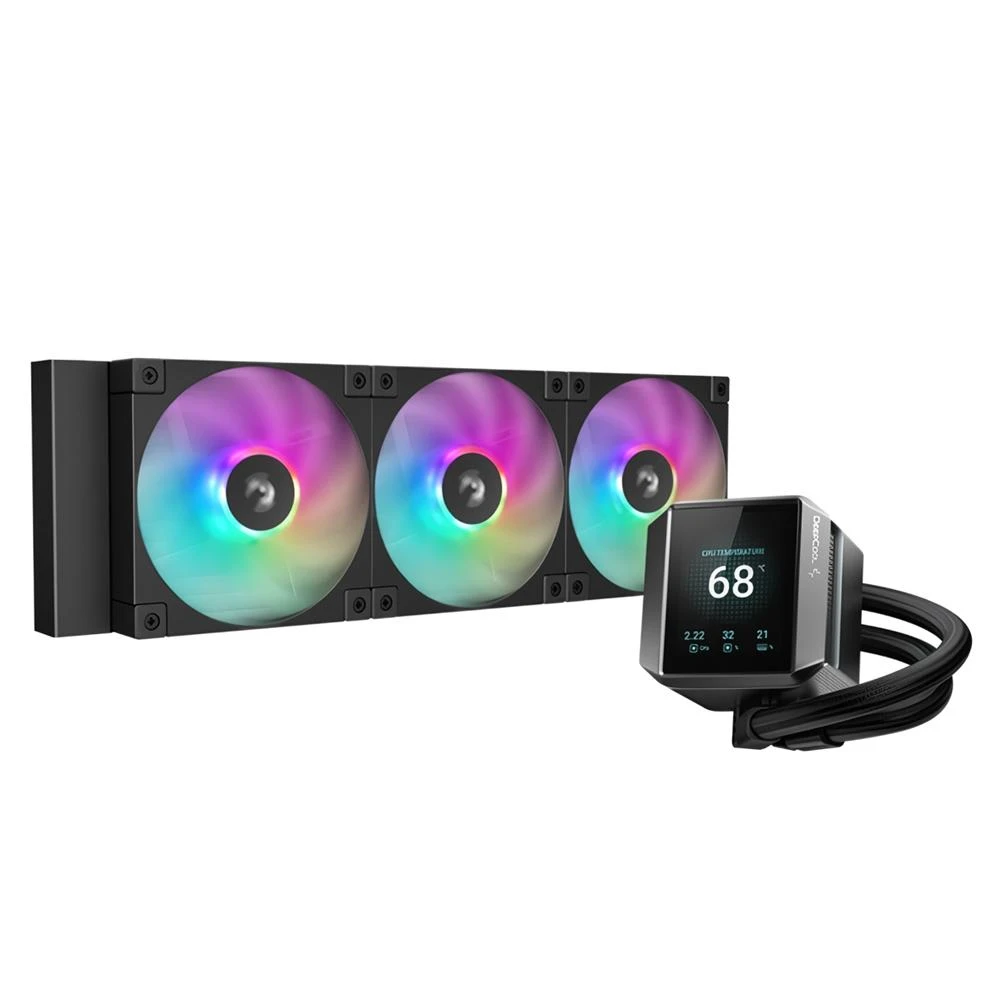 DeepCool】九州風神LT360 ARGB 360 多維無限鏡一體式水冷《黑》5