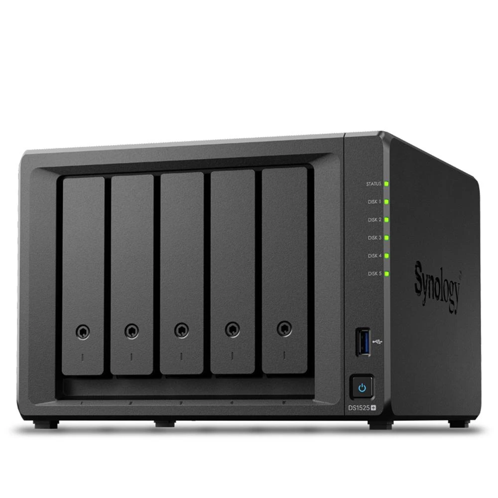 【Synology 群暉科技】群暉 DS1525+ 5Bay NAS網路儲存伺服器