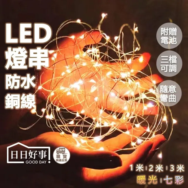 LED燈串 聖誕節 銅線燈 造型燈串 燈飾 燈條 房間裝飾燈 螢火蟲燈 串燈 背景燈氣氛燈 婚禮 露營燈