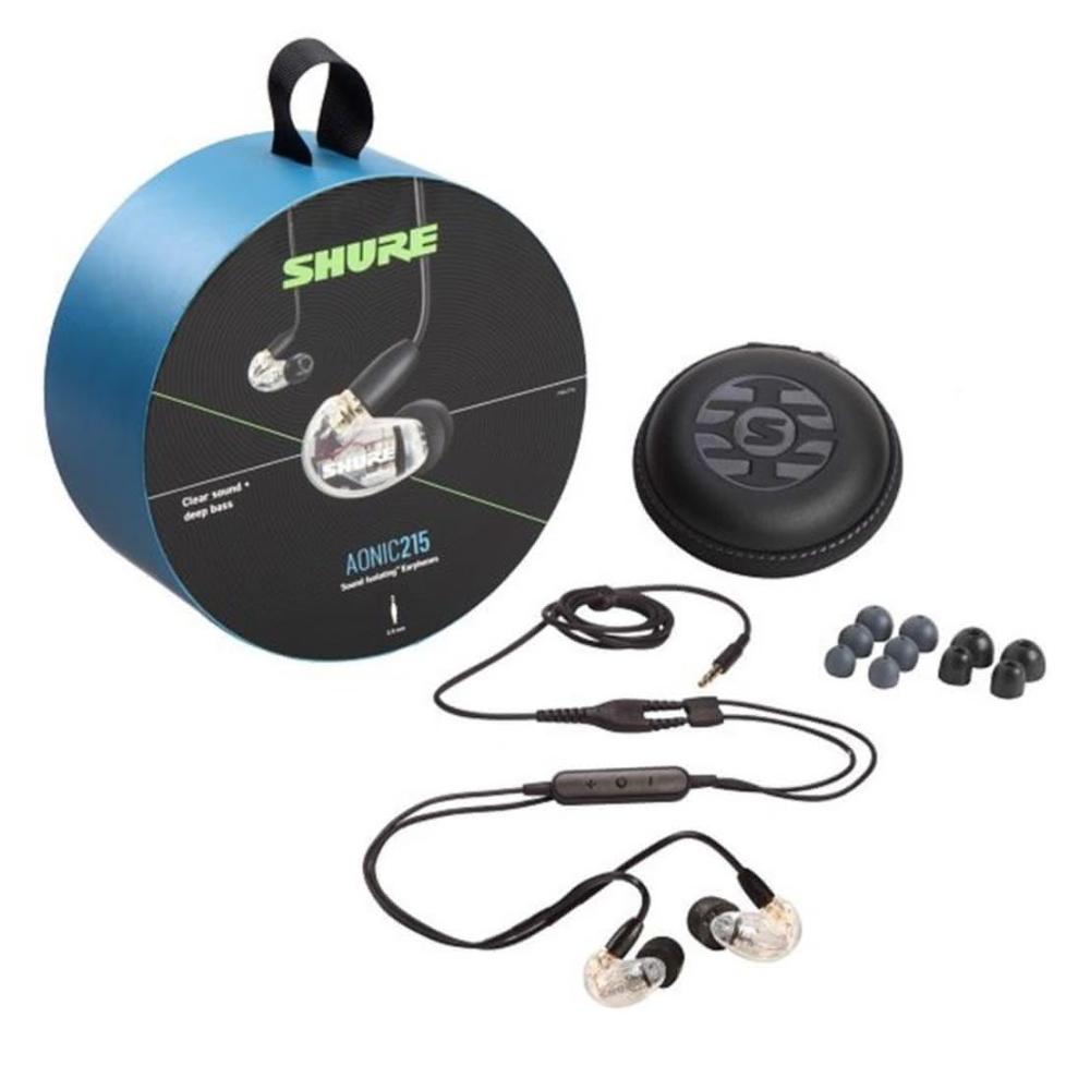 【SHURE】SHURE AONIC 215 監聽耳機 附線控麥克風 台灣公司貨 兩年保固