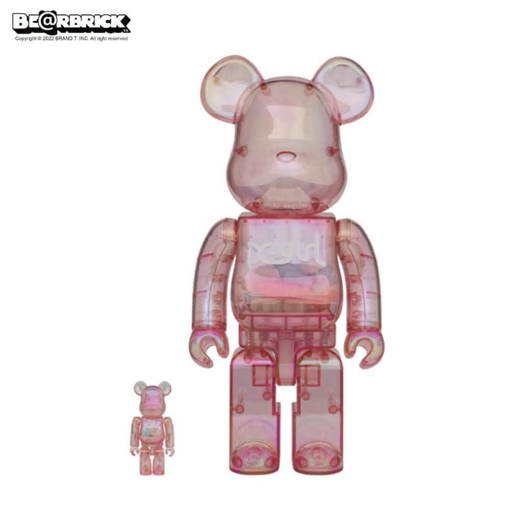 BE@RBRICK X-girl 2021 100％ & 400% MEDICOM TOY BE@RBRICK X-girl 2021 400% 100% set Bearbrick