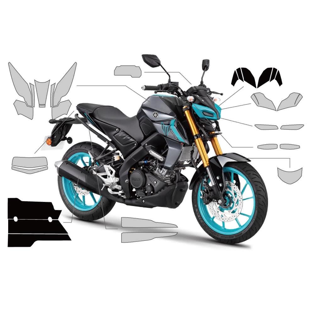 XILLA】YAMAHA MT-15 專用3M犀牛皮保護膜碳纖維卡夢飾貼(細痕自我修復