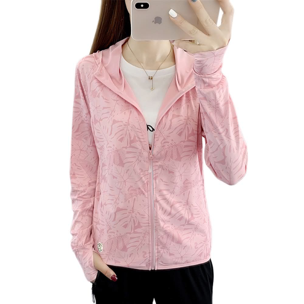 【JP】現貨-女款涼感防曬外套 抗UV 防曬UPF50+ 連帽防曬外套防曬外套 連帽外套 輕薄外套 2383