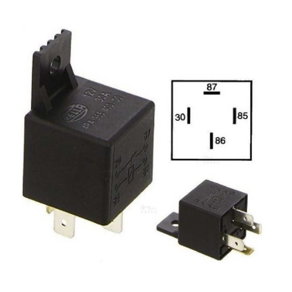 【哈家人】HELLA 30a 4腳 繼電器  4RA 965 400 007 汽車喇叭 改喇叭專用 高低音 叭叭 哈家人