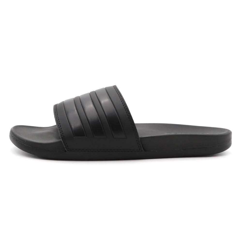 【adidas 愛迪達】Adidas ADILETTE 黑  LOGO 海綿  拖鞋 男女款 H4398 GZ5896
