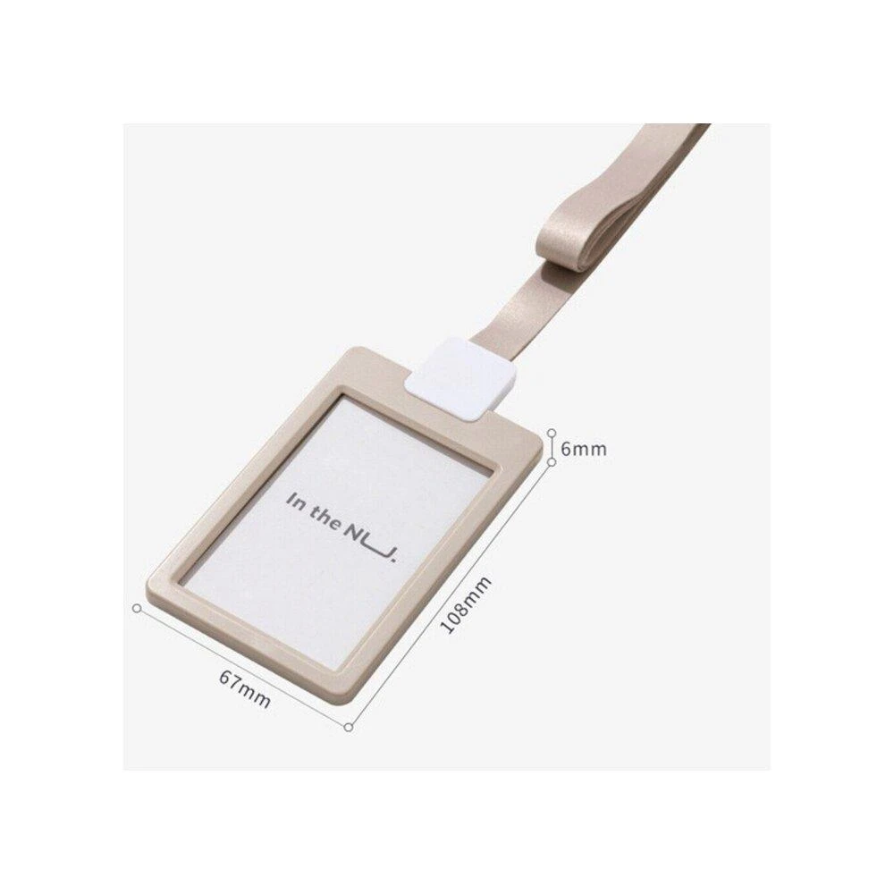 【deli 得力】莫蘭迪 識別證套 證件夾 證件套 伸縮扣 掛繩 識別證套 悠遊卡套 票卡 直式 掛脖 易拉扣 悠遊卡