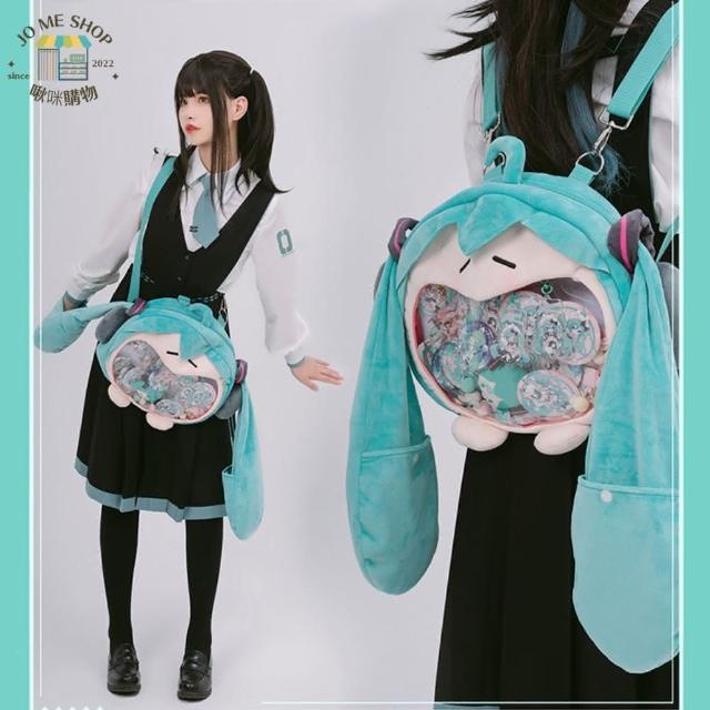 bilibili 初音ミク 顔面痛バ BEMOE 海外限定 BEMOE bilibili UWA 初音ミク 痛バッグ 中サイズ