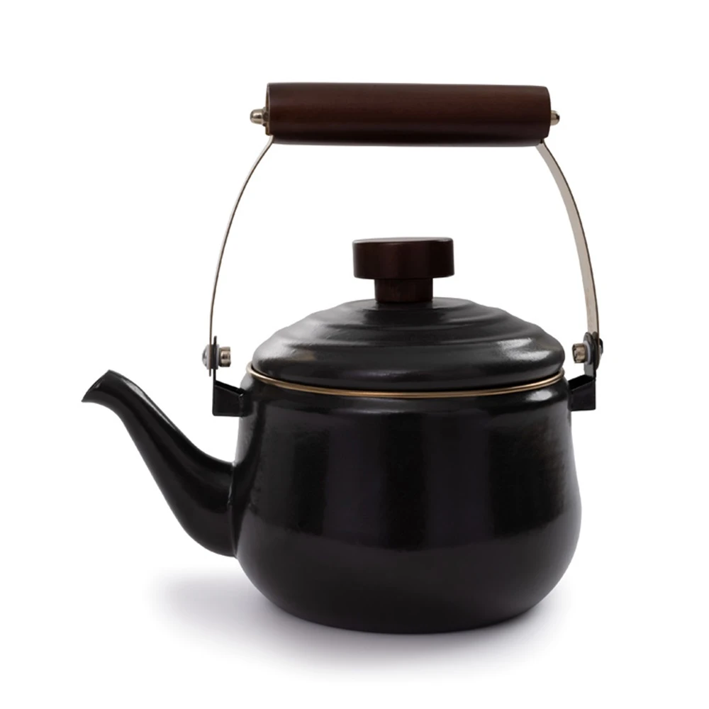 【Barebones】琺瑯茶壺 CKW-433薄荷綠/CKW-379石灰色/CKW-348炭灰水壺、茶壺、琺瑯壺『野道家』