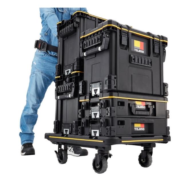 Tajima 田島】快扣式可堆疊工具箱TB-TBOX 工具箱內附小托盤中崙五金