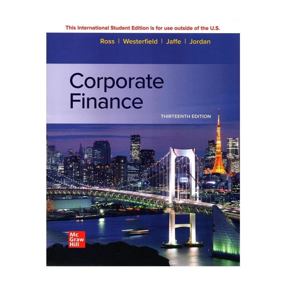 Corporate Finance 第13版 McGraw Hill Corporate Finance ISE