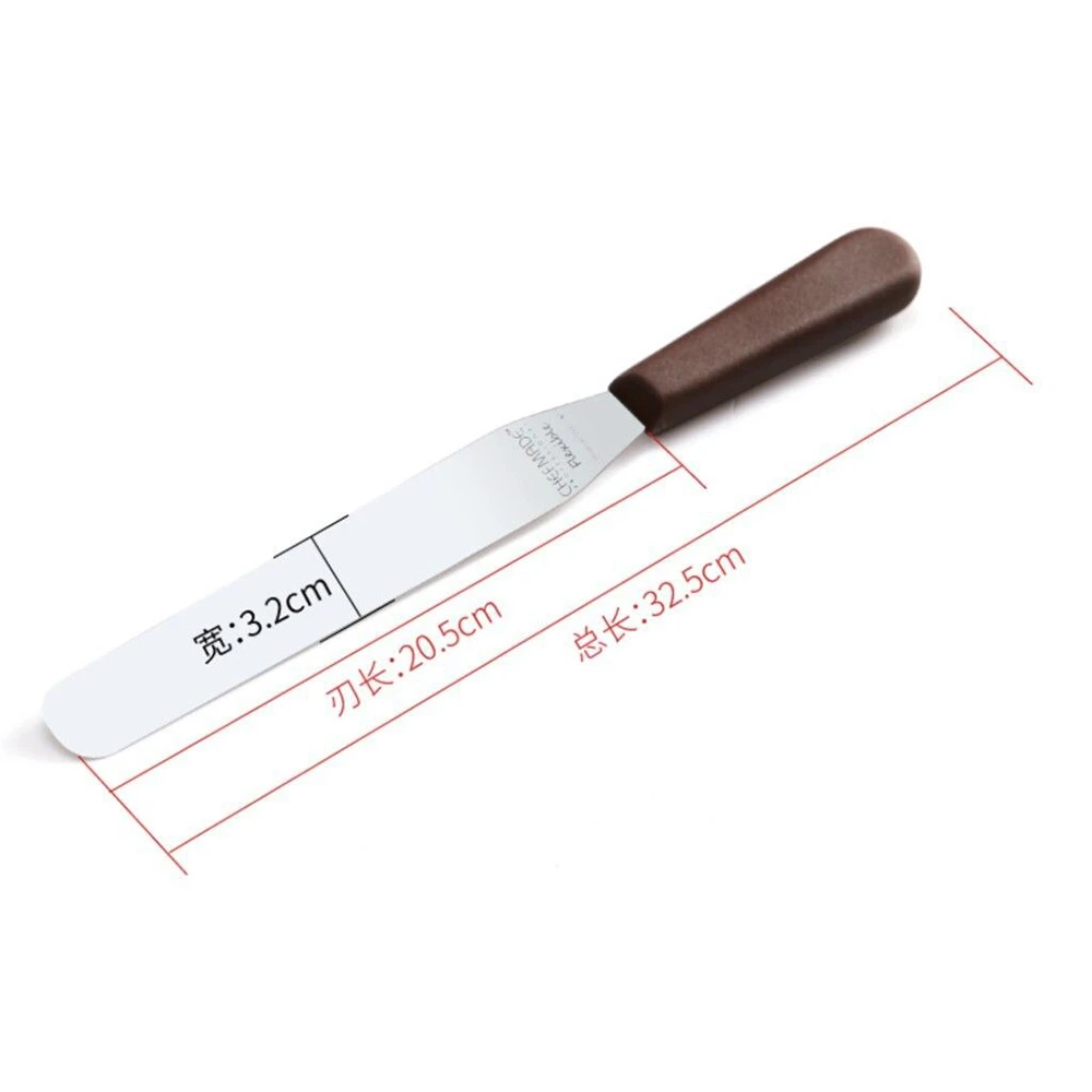 【Chefmade 學廚】宇宙工作室 原廠正品 奶油蛋糕抹刀 刮刀切蛋糕刀(WK9273不銹鋼8吋蛋糕抹刀奶油刀)