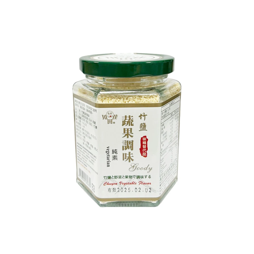 川田佳 竹鹽蔬果調味 150g罐裝(台灣製)