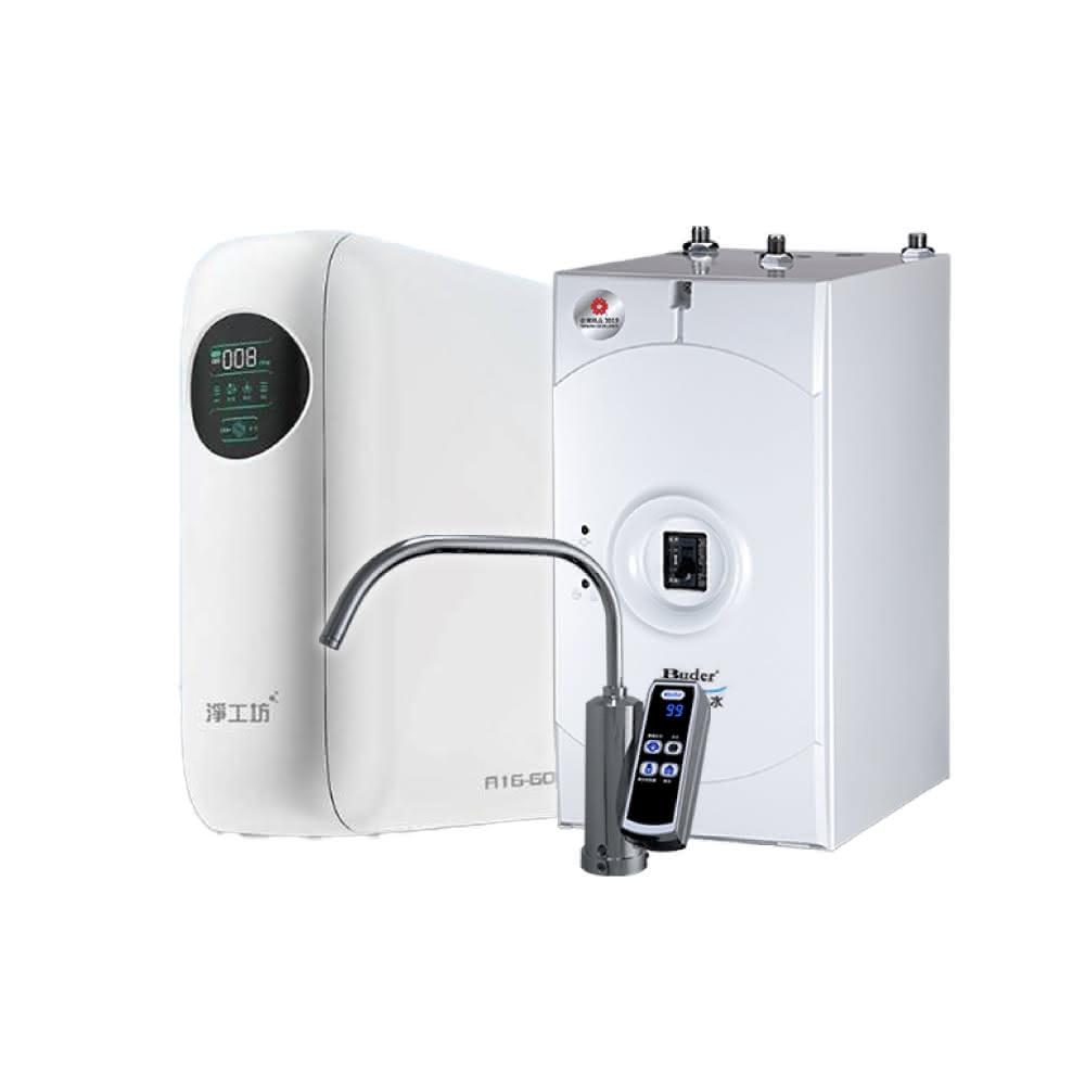 Buder普德 BD-3004NI 櫥下型淨水器,採用 RO 逆滲透淨水方式,提供高純度飲用水。適合廚房安裝,冷熱觸控飲水機設計,容量 3~4 公升,支援 RO-1101、RO-1201、RO-1301、CP-B450、小 T-33 濾芯。臺灣製造,公司貨,享有 2 年保固,BSMI 許可字號 R51269,確保安全可靠的家庭飲水解決方案。 Buder普德 BD-3004NI