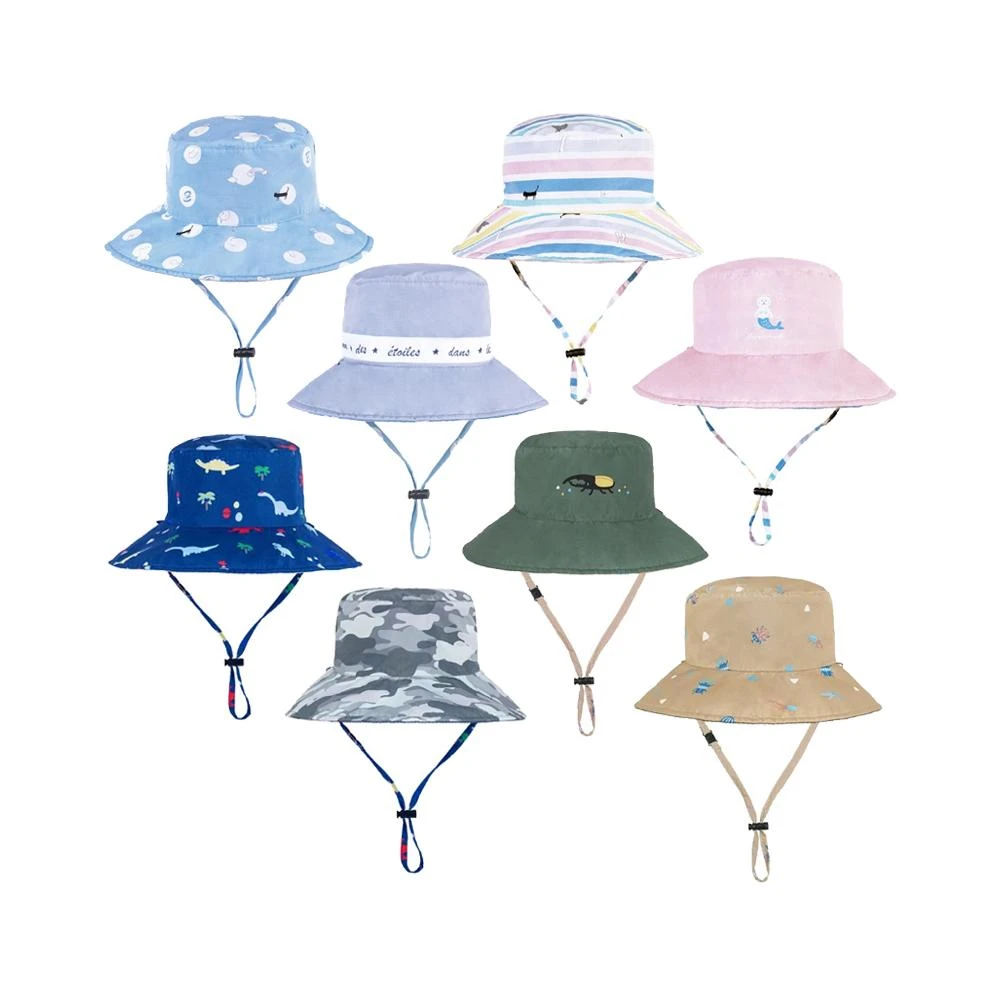 【Brille Brille】Brille Brille 兒童雙面防曬帽 兒童透氣漁夫帽 遮陽帽 防曬帽 兒童帽 外出帽