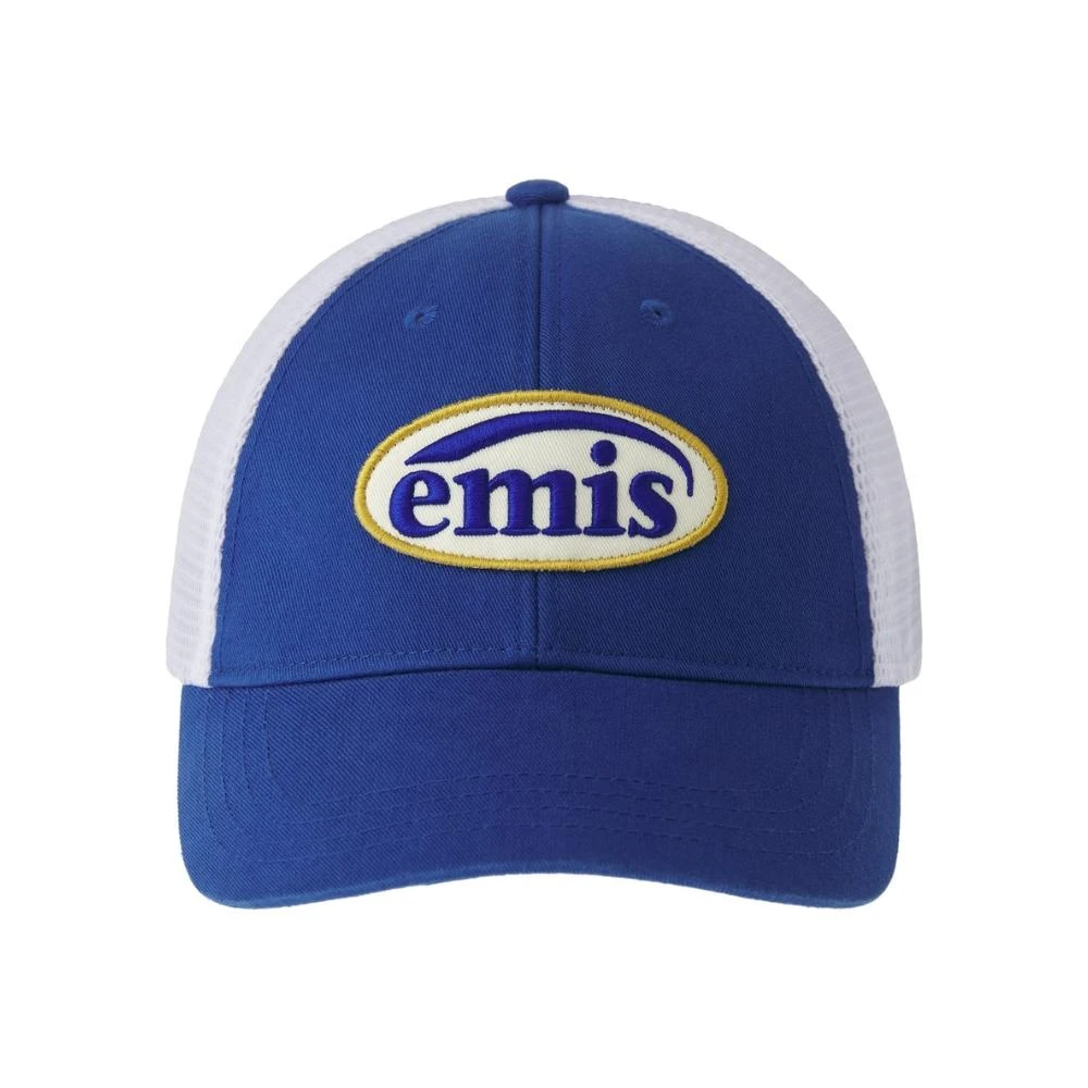 emis】現貨+預購韓國emis WAPPEN MESH BALL CAP 刺繡徽章網眼