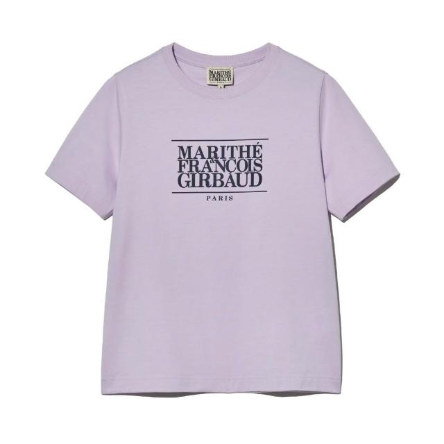 ★Marithe + Francois Girbaud★ CLASSIC LOGO TEE light purple MARITHE FRANCOIS GIRBAUD】預購韓國MARITHE W CLASSIC LOGO TEE