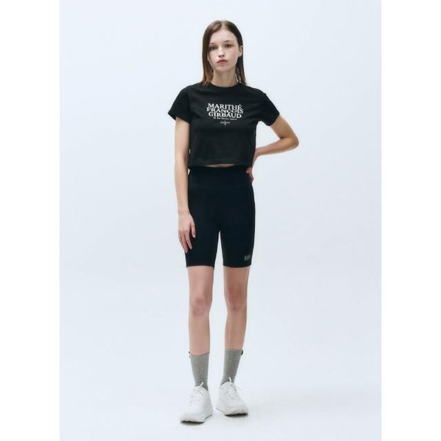 25SS新作エアクールT【MARITHE】MOUVEMENT W AEROCOOL CROP TEE MOUVEMENT W AEROCOOL CROP TEE black - MARITHE FRANCOIS GIRBAUD