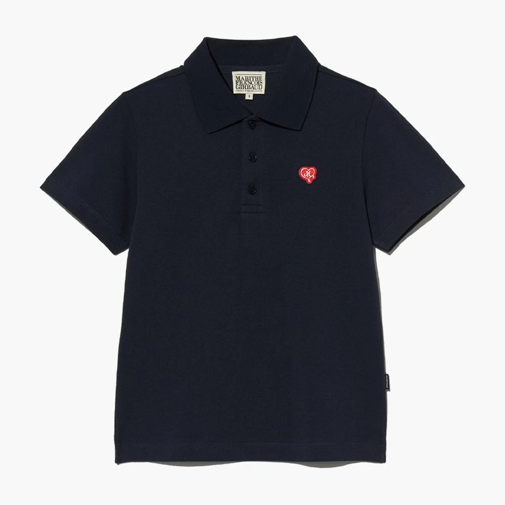 【MARITHE】 W OVER FIT HANDWRITING LOGO HEART TEE★ MARITHÉ FRANÇOIS GIRBAUD W OVER FIT HANDWRITING LOGO HEART