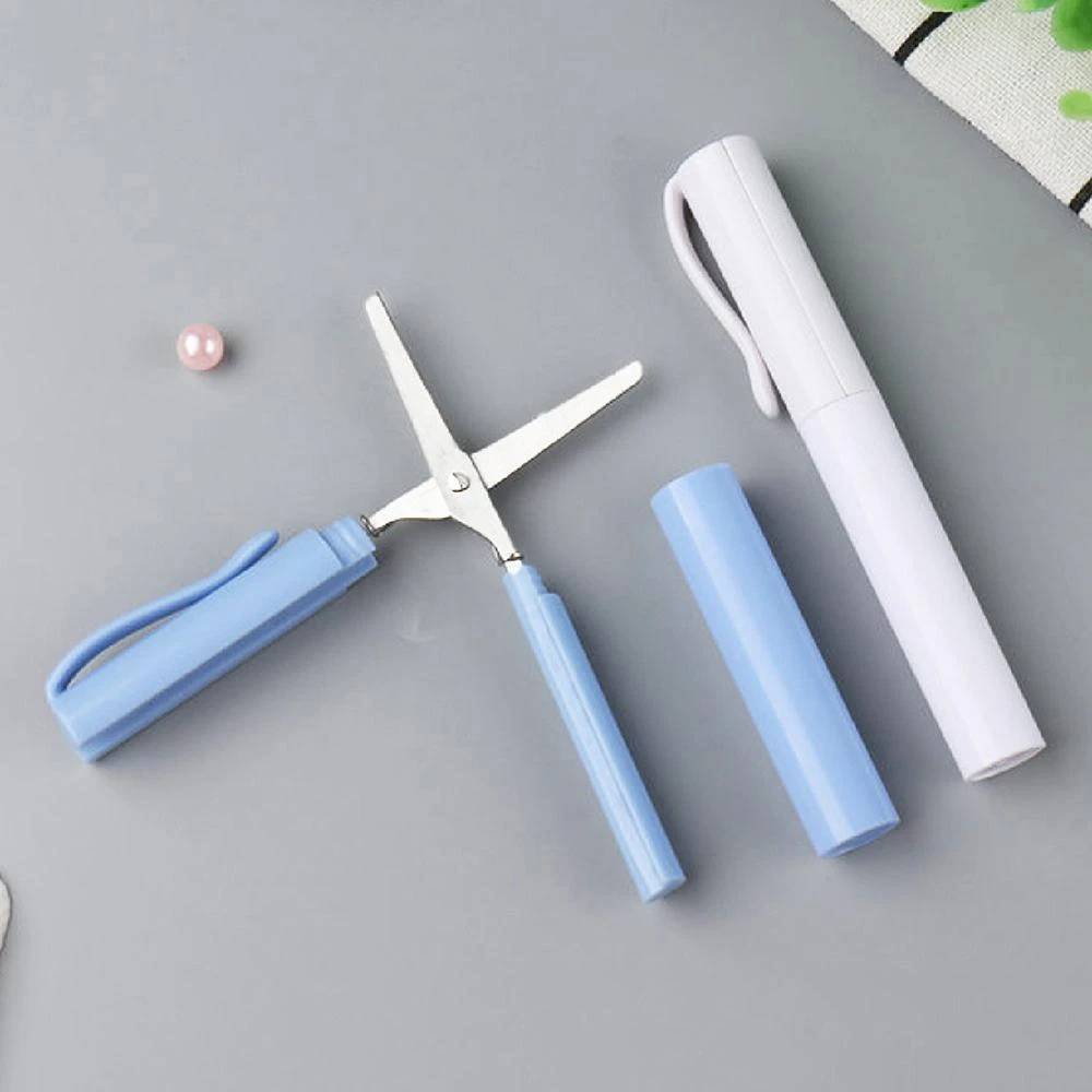 【JOEKI】筆型剪刀 剪刀 攜帶式剪刀 迷你剪刀 事務剪刀 便攜式剪刀 摺疊剪刀 美工剪刀 辦公室文具 文具用品