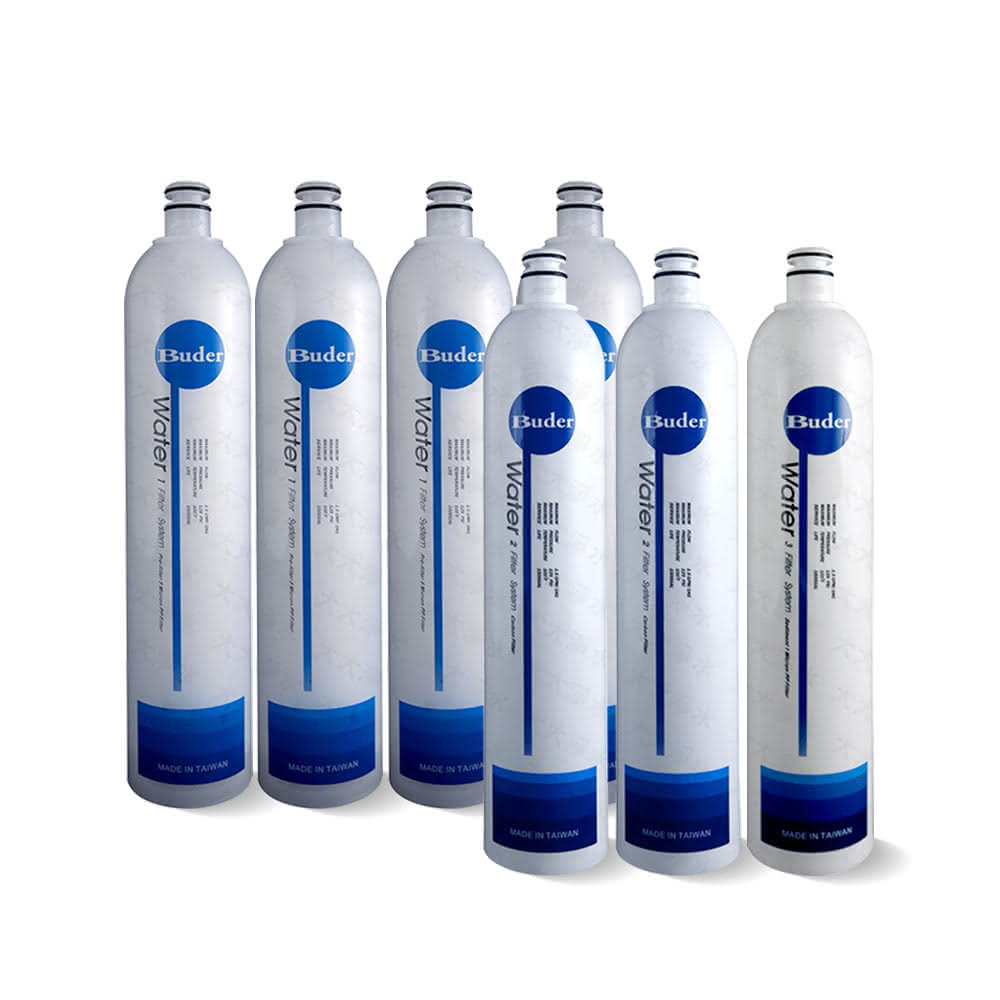 【普德】DC一代快拆 RO-1101四支 RO-1201二支 RO-1301一支 年份濾心組合 共7支 (RO1101 RO1201 RO1301)