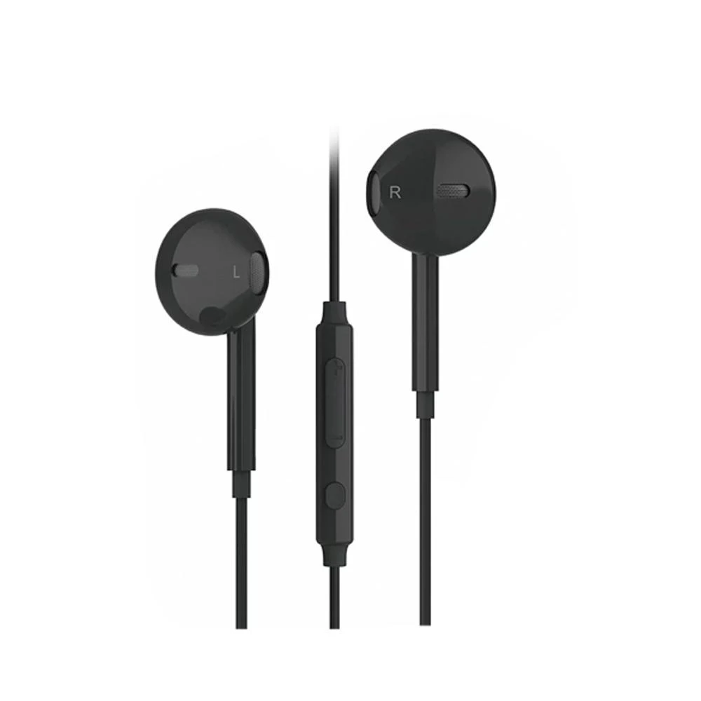 【Jellico】X5S 入耳式音樂三鍵線控耳機-黑