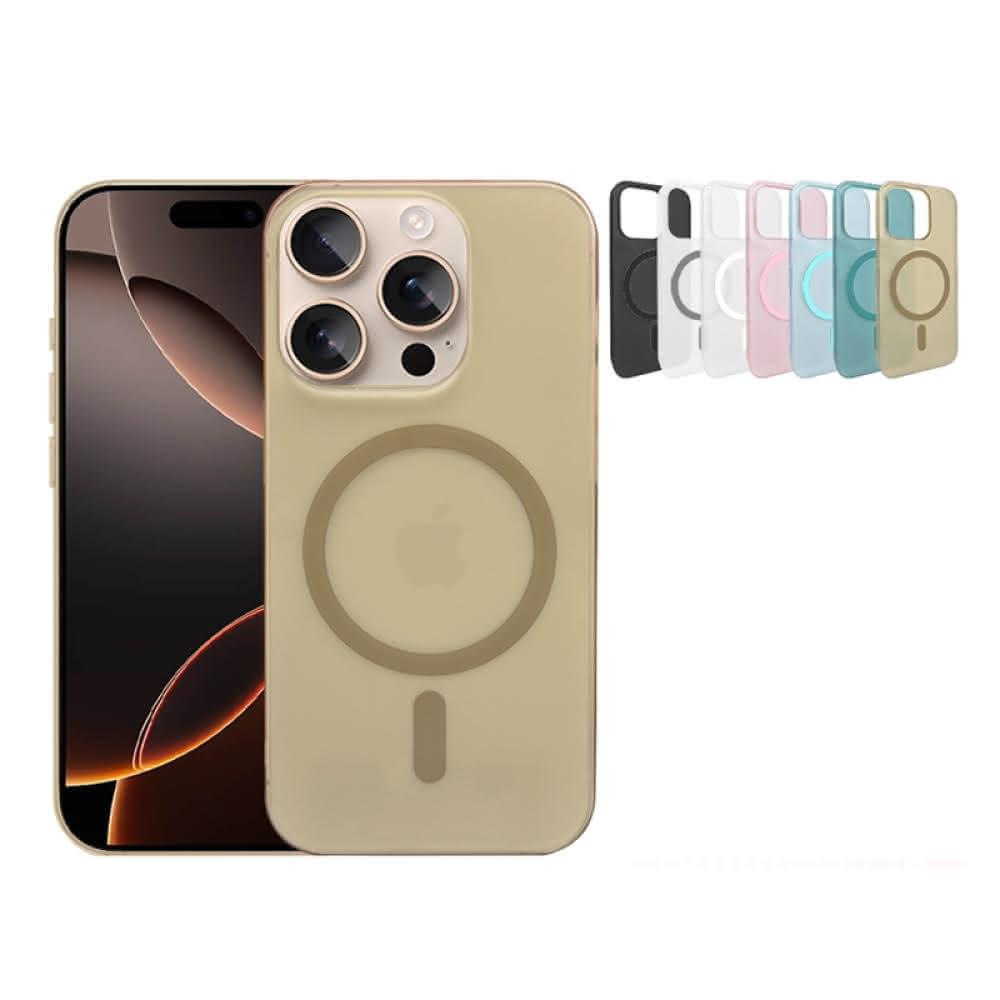 【貼膜達人】Apple 超薄型 磁吸冰霧殼 霧透手機殼 保護殼 (適用 iPhone i16/15/14/13/12/ Plus/Pro/Pro Max)