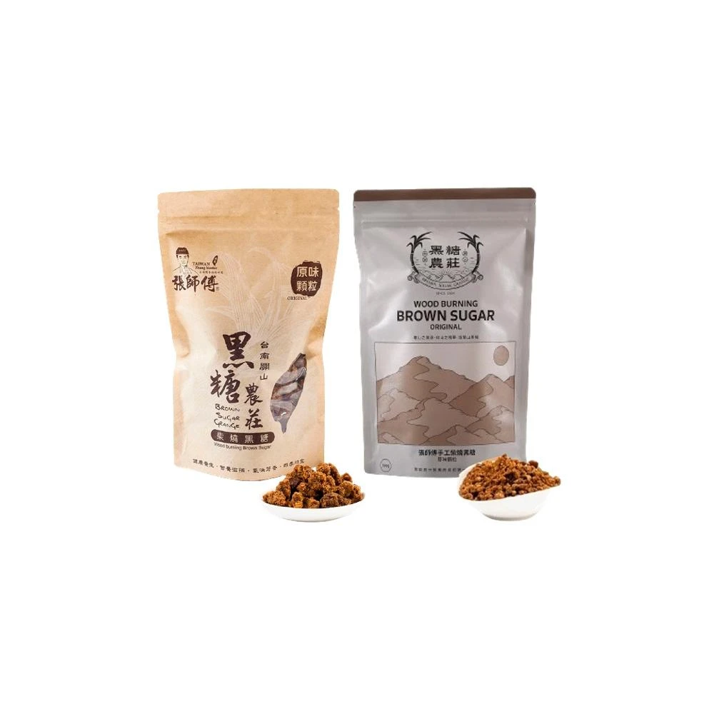 黑糖農莊 張師傅手工黑糖 原味粉粒 原味顆粒 袋裝 500g