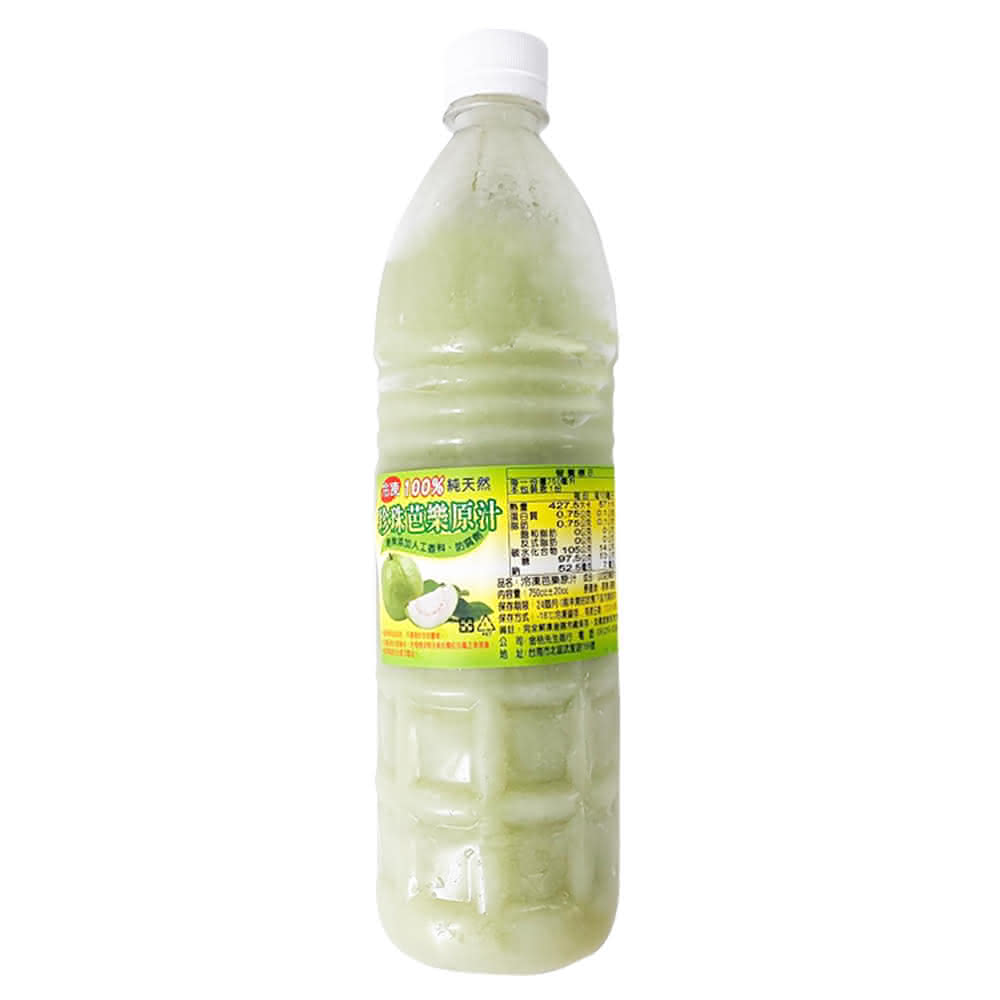 【魚大俠】珍珠芭樂原汁750cc±20cc/瓶#芭樂汁-1A2B 魚大俠 AR139