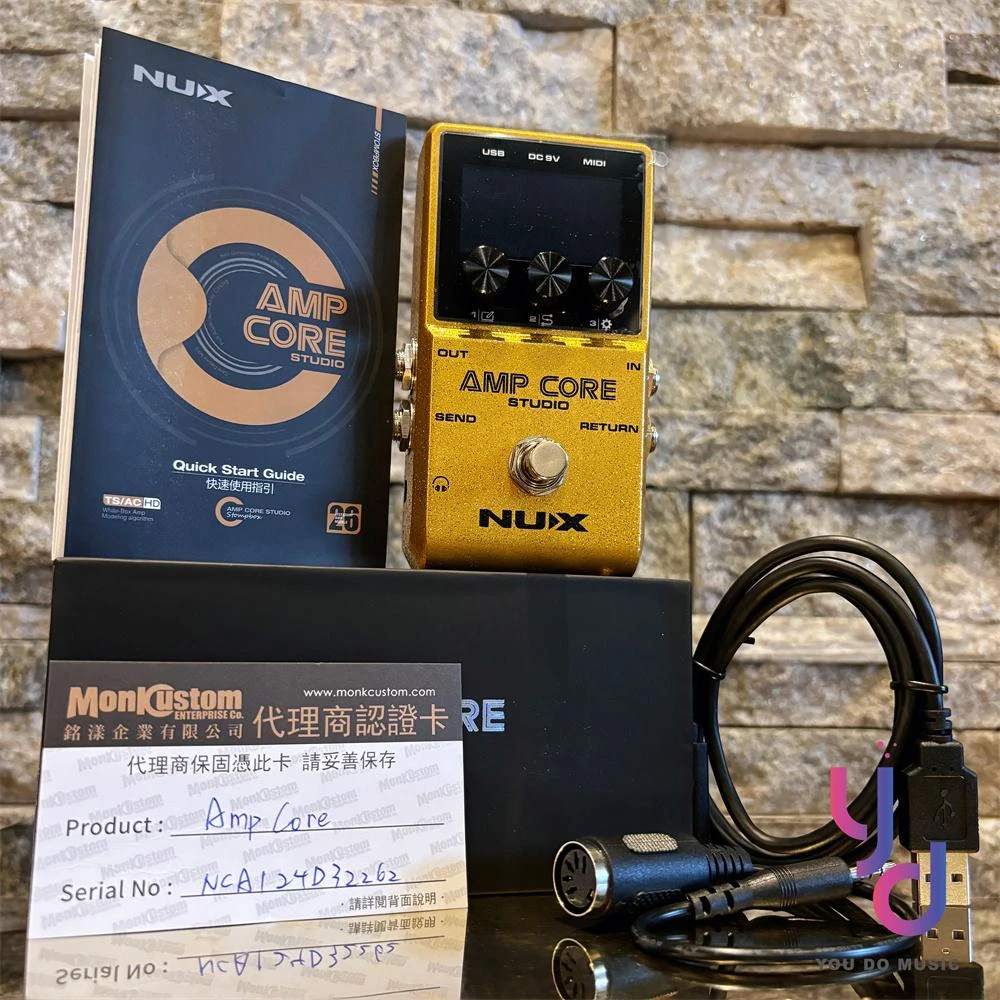 【NUX AMP CORE STUDIO 】美品！ NUX Amp Core Studio Guitar Amp Modeling Pedal | Sweetwater