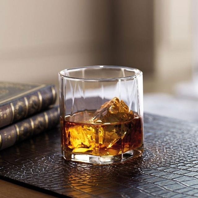 Ocean】金字塔威士忌杯330ml 6入組(威士忌杯玻璃杯水杯)