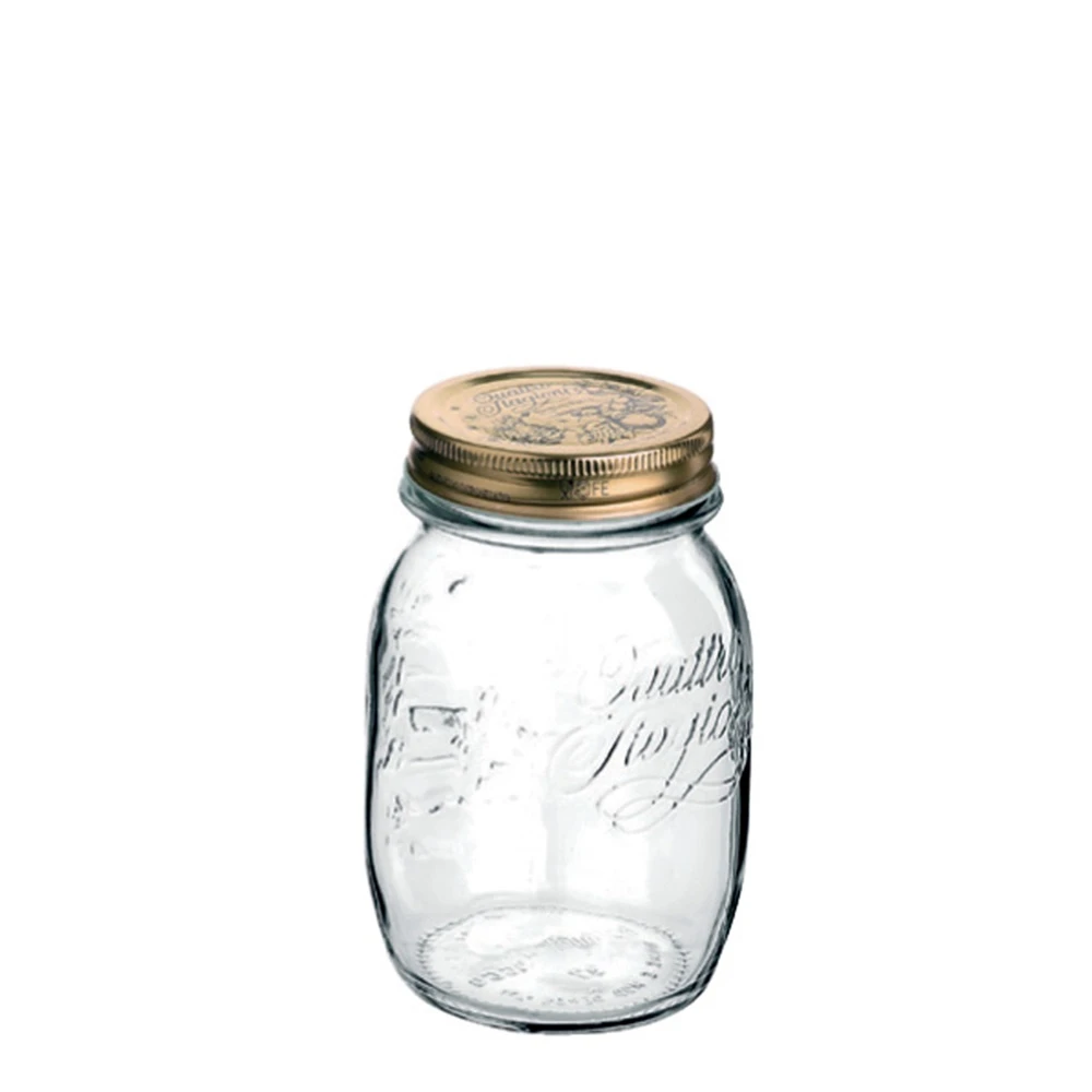 【Bormioli Rocco】義大利製 四季果醬橢圓罐 500ml 1入(醃漬罐 密封罐 果醬罐 儲物罐)