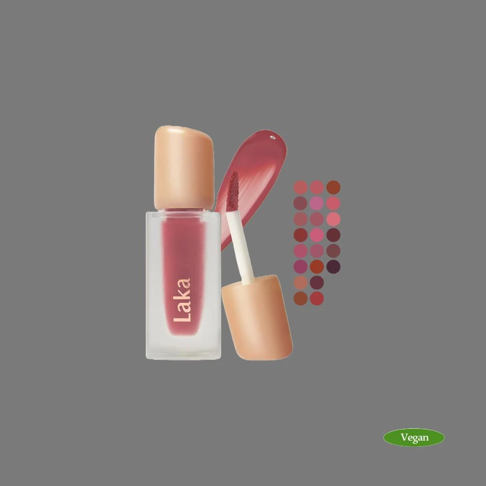【Laka】« lacarpe » 果然持久水光唇釉 23色 4.5g（純素｜無性別彩妝｜水光｜裸色｜嘟嘟唇｜果汁軟糖｜超持久顯色｜自然染唇｜不黏膩）