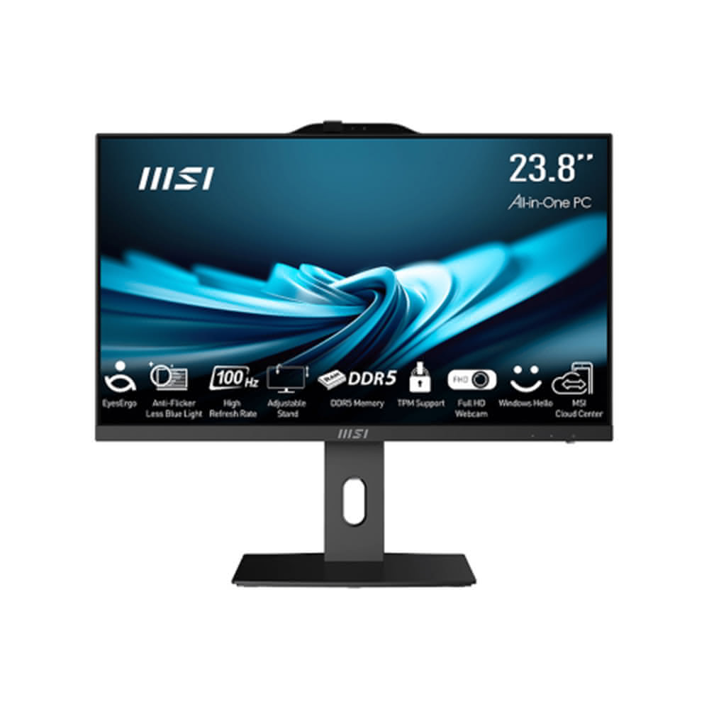 【MSI 微星】PRO AP242P 14M-619TW-SP2 24型 黑 特仕版i5-14400/8G+8G/512G PCIE+1TB HDD/W11