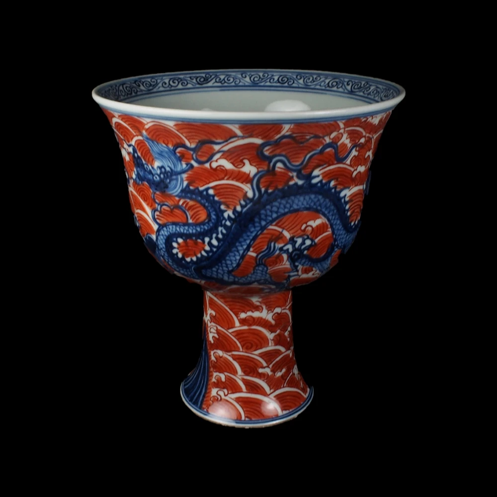 博古珍藏》清乾隆黃地粉彩穿花龍鳳紋宮碗宮廷珍藏老件文物瓷器國際拍賣