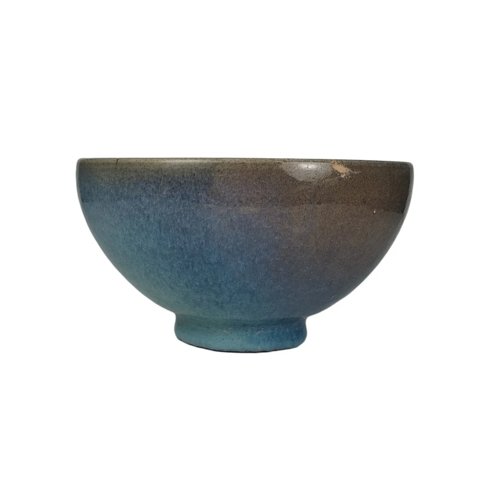 鈞窯　天藍釉紫斑　茶碗 A purple-splashed 'Jun' bowl, Northern Song dynasty | 北宋鈞窰天藍