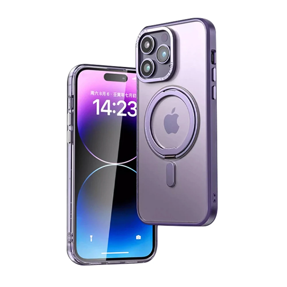 JV3C 360旋轉支架 磁吸防摔殼 適用iPhone 16 Pro Max 15 14 13 12 11 手機殼 支架殼