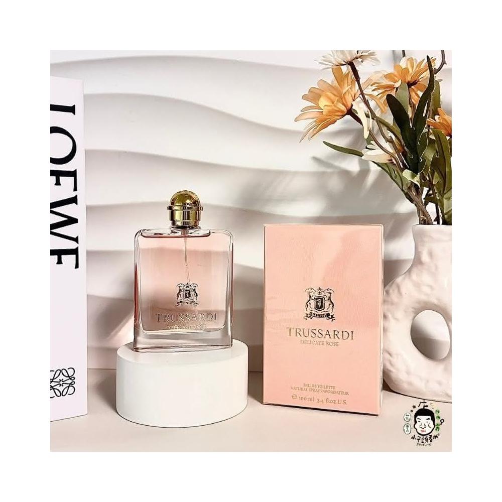 TRUSSARDI】TRUSSARDI DELICATE ROSE 晶漾玫瑰女性淡香水30ML/100ML